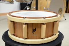 UP-Drums custom walnut snare drum from South-Tyrol - www.up-drums.com